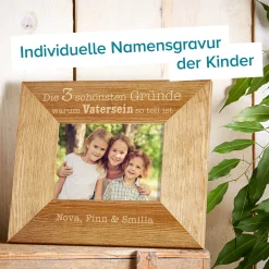 Personalisierter Bilderrahmen - Warum Vatersein so toll ist