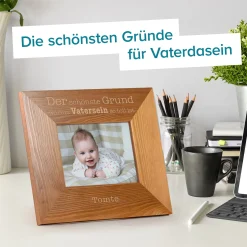 Personalisierter Bilderrahmen - Warum Vatersein so toll ist