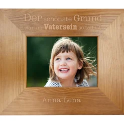Personalisierter Bilderrahmen - Warum Vatersein so toll ist
