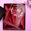 Personalisierter Glaspokal zur Goldhochzeit - 50 Jahre