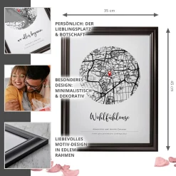 Personalisiertes Bild - Kartenausschnitt im Kreis