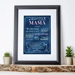 Personalisiertes Bild - Rezept für eine besondere Mama