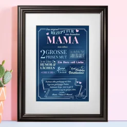 Personalisiertes Bild - Rezept für eine besondere Mama