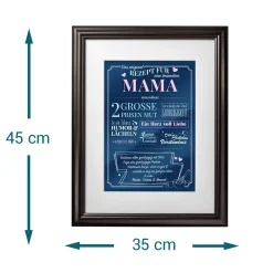 Personalisiertes Bild - Rezept für eine besondere Mama