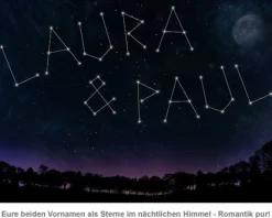 Personalisiertes Bild - Sternenhimmel