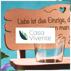 Personalisierte Schnapsbank für Paare - Liebe verdoppelt sich