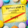 Personalisiertes Ortsschild - Verheiratet