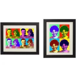 Personalisiertes Pop-Art Bild für Paare