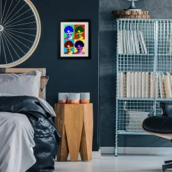Personalisiertes Pop-Art Bild für Paare