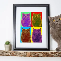 Personalisiertes Pop-Art Bild für Paare