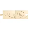 Personalisiertes Puzzle Brettchen Set - Ewig Dein
