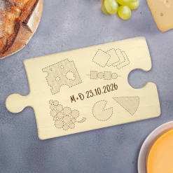 Personalisiertes Puzzle Brettchen - Käse