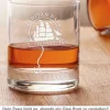 Personalisiertes Rumglas für Papa - Segelschiff