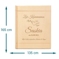 Personalisiertes Sparbuch zur Kommunion