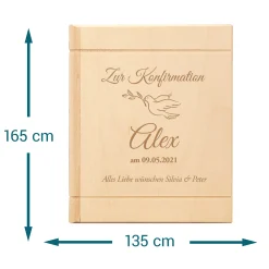 Personalisiertes Sparbuch zur Konfirmation