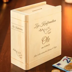 Personalisiertes Sparbuch zur Konfirmation