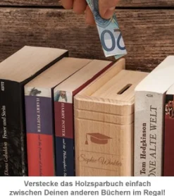 Personalisiertes Sparbuch zur Sponsion