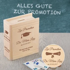 Personalisiertes Sparbuch zur Promotion