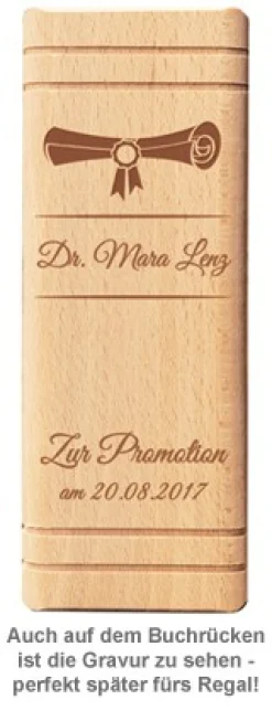 Personalisiertes Sparbuch zur Promotion