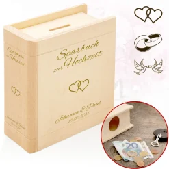 Personalisiertes Sparbuch zur Hochzeit