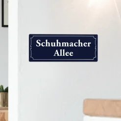 Personalisiertes Straßenschild mit Namen