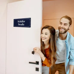 Personalisiertes Straßenschild mit Namen