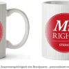 Personalisiertes Tassen Set - Mr and Mrs Right