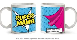 Personalisierte Supercape Tasse - Mama