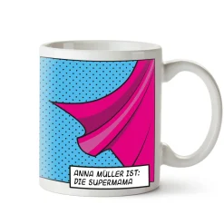 Personalisierte Supercape Tasse - Mama