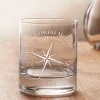Personalisiertes Whiskyglas - Kompass