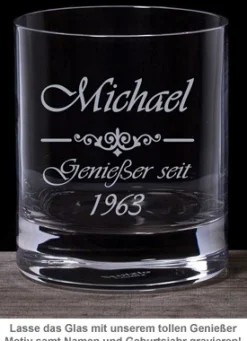 Personalisiertes Whiskyglas