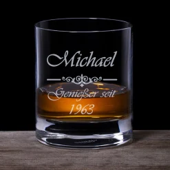 Personalisiertes Whiskyglas