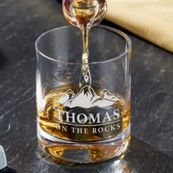 Personalisiertes Whiskyglas - On the Rocks
