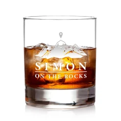 Personalisiertes Whiskyglas - On the Rocks