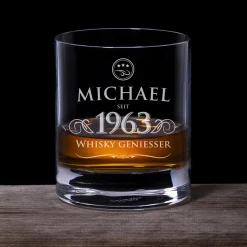 Personalisiertes Whiskyglas - Elegant