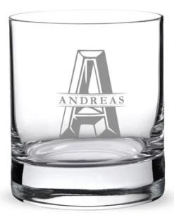 Personalisiertes Whiskyglas - Initialen