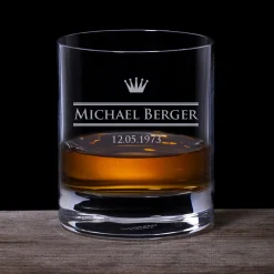 Personalisiertes Whiskyglas - Royal