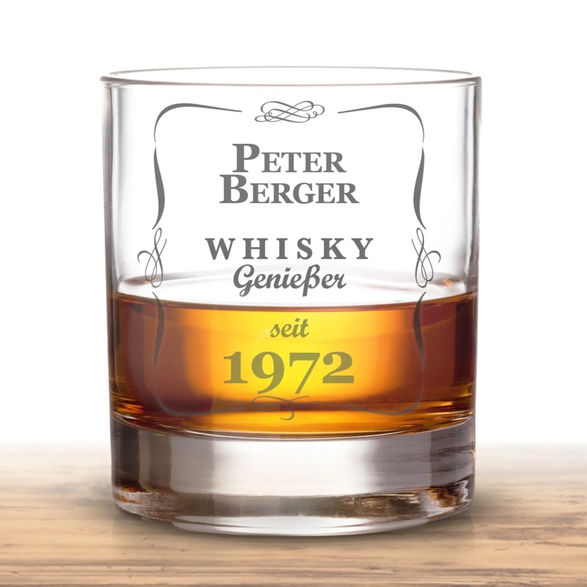 Personalisiertes Whiskyglas - Klassisch