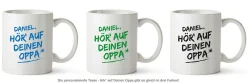 Personalisierte Tasse - Hör auf Deinen Oppa