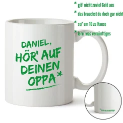 Personalisierte Tasse - Hör auf Deinen Oppa