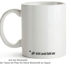 Personalisierte Tasse - Hör auf Deinen Oppa
