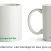 Personalisierte Tasse - Hör auf Deine Mudda