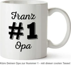 Personalisierte Tasse - Nummer 1 Opa