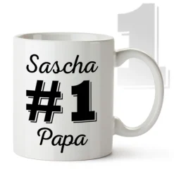 Personalisierte Tasse - Nummer 1 Papa