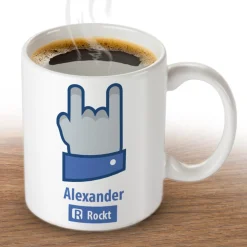 Personalisierte Tasse - Rocker