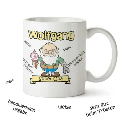 Personalisierte Tasse - Super Opa
