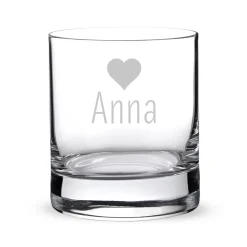 Personalisierte Tumbler Gläser Herz - 2er Set