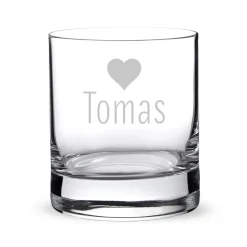 Personalisierte Tumbler Gläser Herz - 2er Set