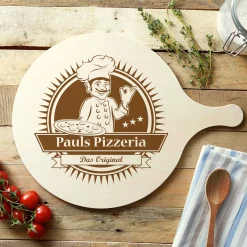 Pizzabrett mit Gravur