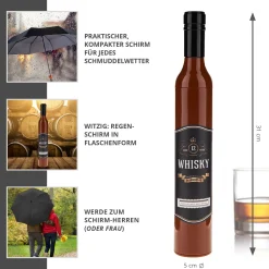 Regenschirm - Whiskyflasche